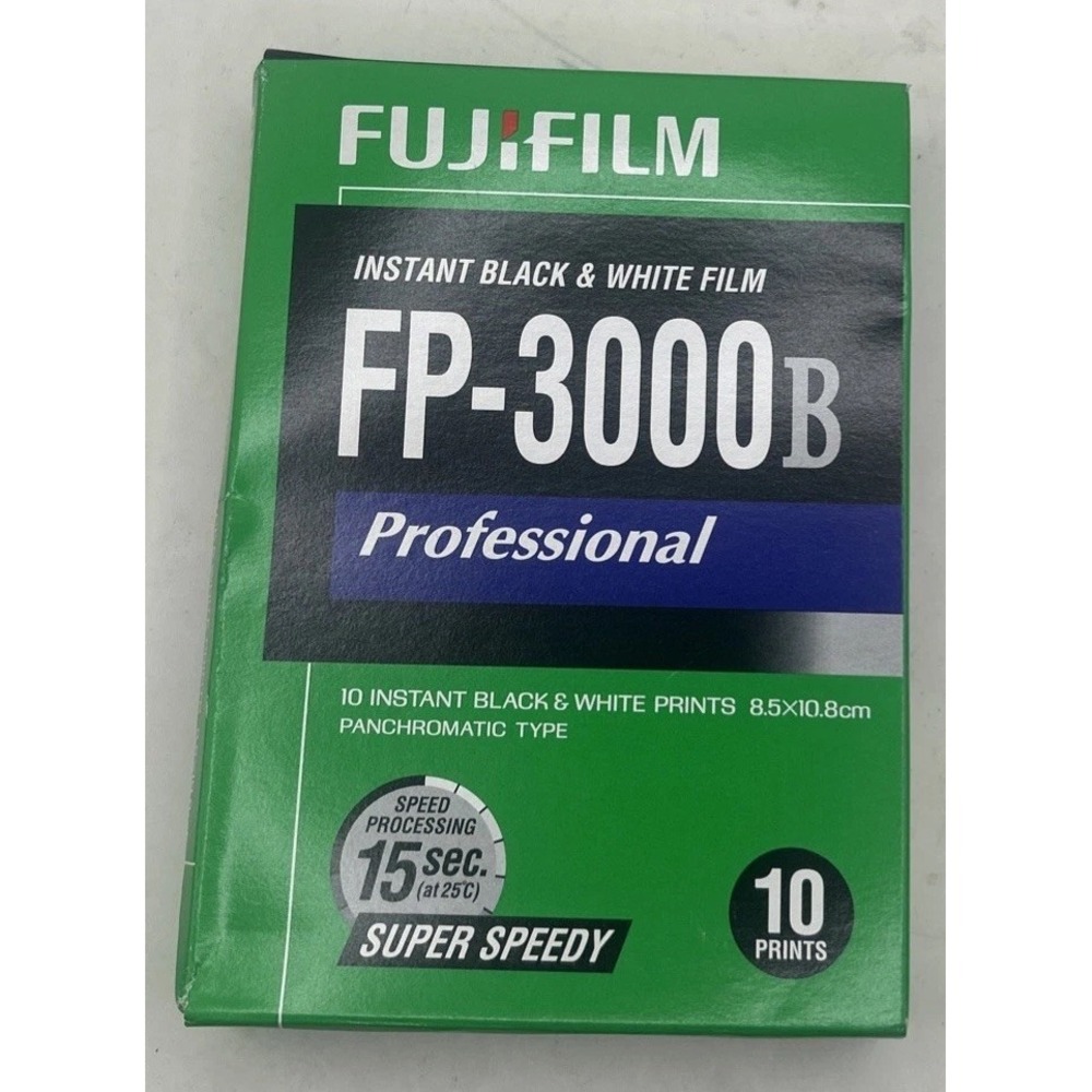 1x Fujifilm FP-3000B Professional Instant B&W Film - Exp 2011 - Dark Stored